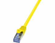 LOGILINK CQ3017S Patch kabel 6A 10G S/FTP PIMF PrimeLine žlutý 0.25m