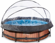 Exit Toys Stone Wood 300 x 76 cm Bazén s filtrací