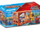 Výroba kontejnerů Playmobil, Nákladní doprava, 60 dílků