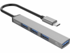ORICO HUB USB-C 4XUSB-A 3.1 GEN1 5GBPS ALU