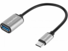 Kruger&Matz USB-C – USB adaptér stříbrný (KM1246)
