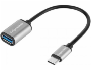 Kruger&Matz USB-C – USB adaptér stříbrný (KM1246)