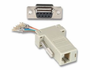 PremiumCord Redukce 9F-RJ45 zásuvka