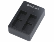 PATONA nabíječka pro digitální kameru Dual GoPro Hero 5/Hero 6/Hero7/Hero 8 AABAT-00/ micro USB/ USB-C