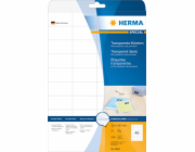 Herma Filmové etikety 4684, A4, 63,5 x 29,6 mm, průhledná matná fólie, 1000 ks (4684)