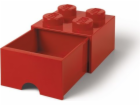 LEGO Brick Drawer 4 rot, Aufbewahrungsbox