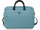 Taška Guess Nylonová taška Guess pro Macbook 15/16 modrá