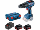 Bosch vrtací šroubovák DRILL.AKU.GSB 18V-50 2x5,0Ah + L-BOXX