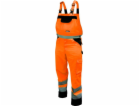 Dedra reflexní bezpečnostní kalhoty velikost S, oranžová ...