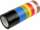 Izolační páska PVC 19mm / 20m barevný mix 10Ks