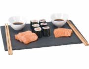 Sushi set porcelán/břidlice/bambus sada 7ks KO-210000100