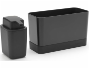 Brabantia organizér ke drezu s dávkovacem tm. sedý