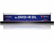 Verbatim DVD+R DL [ cake box 10 | 8.5GB | 8x | matte silver ]