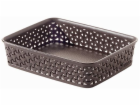 Košík RATTAN obdélník A5 hnědý