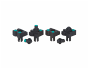 Wolfcraft sada upínací čelisti s potahovacími hroty pro stoly Master 6166000