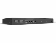 Lindy 4portový KVM přepínač HDMI 4K60, USB 2.0 a zvuk, KVM přepínač