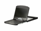 Aten 1U Ultra Short Depth Single Rail WideScreen LCD Cons...
