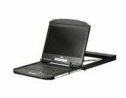 Aten 1U Ultra Short Depth Single Rail WideScreen LCD Console (USB / HDMI) 1920x1080
