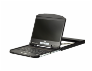 Aten CL3100NX Aten 1U Ultra Short Depth Single Rail WideScreen LCD Console (USB / VGA)