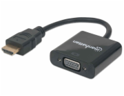 AV adaptér Manhattan HDMI - D-Sub (VGA) černý (151467)