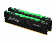 KINGSTON 32GB 3200MHz DDR4 CL16 DIMM (Kit of 2) 1Gx8 FURY Beast RGB