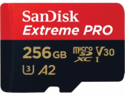 SanDisk microSDXC          256GB Extreme Pro A2 C10 V30 UHS-I U3