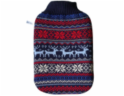 Termofor Hugo Frosch Eco Classic Comfort s pleteným obalem, norský motiv