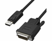 UNITEK Y-5118BA adaptér k video kabelům 1,8 m DisplayPort DVI Černá