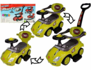 Lean Sport Ride-On s kočárkem Mega Car 3v1 žlutý