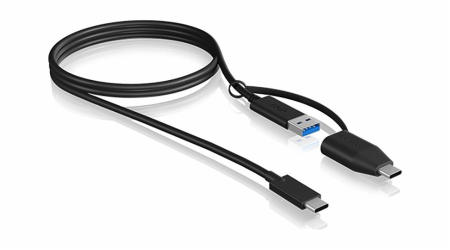 USB 3.2 Gen 2 Kabel, USB-C Stecker > USB-A + USB-C Stecker
