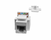 DATACOM Keystone RJ45 UTP CAT5E samořezný bílý