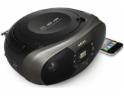 CD přehrávač AKAI, BM004A-614, bluetooth, AM/FM rádio, LCD displej, USB, CD, 2 x 1 W RMS