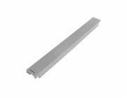LANBERG 19" PLASTIC FAST ASSEMBLY FIRE RETARDANT BLANKING PANEL 1U GREY  