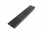 LANBERG 19" PLASTIC FAST ASSEMBLY FIRE RETARDANT BLANKING PANEL 2U BLACK  