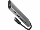 AXAGON HMC-5G2, USB 10Gbps hub, porty 2x USB-A, 2x USB-C,...