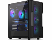 Endorfy Regnum 400 ARGB EY2A009 Endorfy skříň Regnum 400 ARGB / ATX / 4x120mm ARGB / 2xUSB / prosklená bočnice / černá