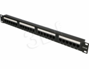 Patchpanel CAT5E UTP V2 24 portů