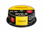 25ks Intenso DVD-R 4,7GB 16x Speed, Cakebox