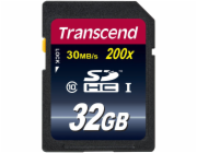 Paměťová karta TRANSCEND 32GB SDHC10 memory card