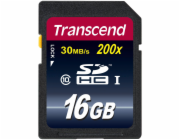 Transcend SD karta SDXC/SDHC Class 10 16GB Pameťová Karta 