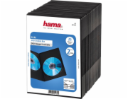 1x25 Hama DVD-Doppel-Leerhülle Slim  75% Platzsparnis     51185