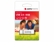 AgfaPhoto USB 2.0 stribrna 8GB 10512