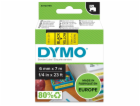 Dymo D1 Schriftband 6 mm x 7 m schwarz auf gelb          ...