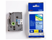 Páska Brother TZE-541, 18mm, modrá/černá, laminovaná, délka 8m