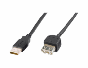Digitus USB kabel prodlužovací A-A, 1.8m, černý