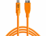 Tether Tools USB-C zu 3.0 Micro- B 4,60m oranzova