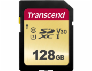 Transcend SDXC 500S        128GB Class 10 UHS-I U3 V30