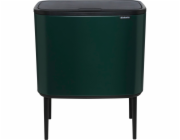 Brabantia Mülleimer Bo Touch Bin Pine Green, 11 + 23 L