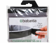 Brabantia pytel do kose na prádlo 30-35 L sedý