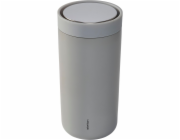 Stelton To Go Click Thermal Mug 0,4 l    soft light grey